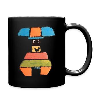 LDL Fantasy Illustration - Tasse einfarbig - Schwarz - Rechts