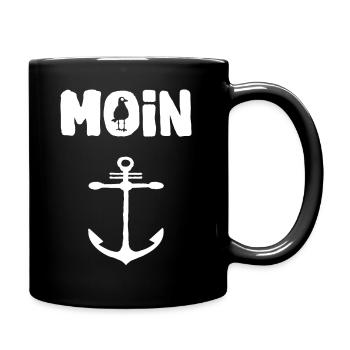 Anker Seekartenwerk Moin - Tasse einfarbig - Schwarz - Rechts