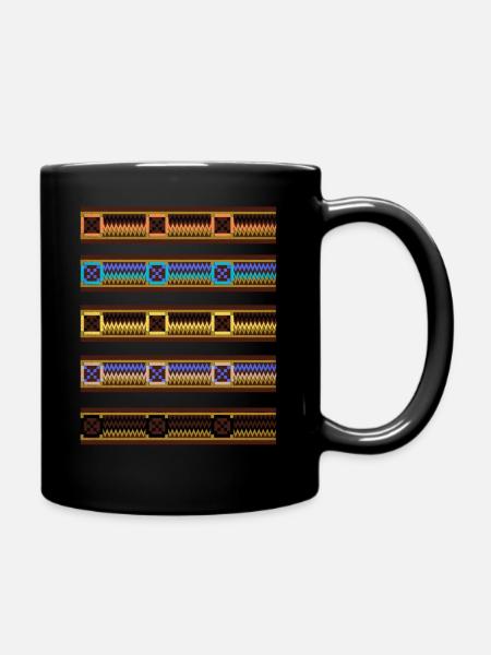 Motifs africains - Mug uni - noir