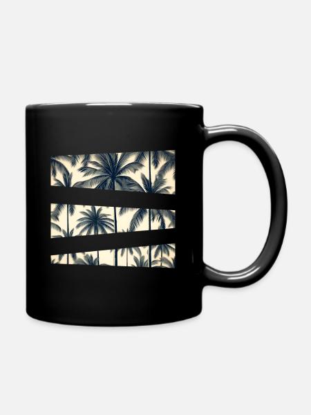 Été des palmiers - Mug uni - noir