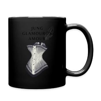 Junggesellenabschied - Tasse einfarbig - Schwarz - Rechts
