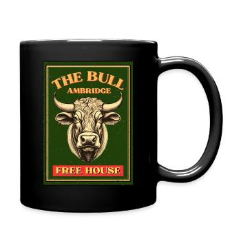 The Bull Pub Ambridge Sign - Full Colour Mug - black - Right