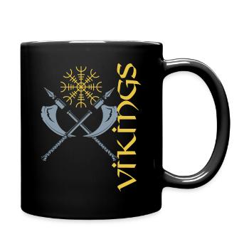 Legend Vikings- Symbole d'invincibilité-MyReddark - Mug uni - noir - Droite