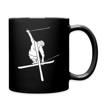 Ski Freestyle 5 - Tasse einfarbig - Schwarz - Rechts