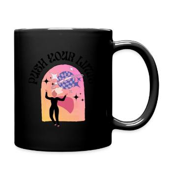 Puch your limit - Mug uni - noir - Droite