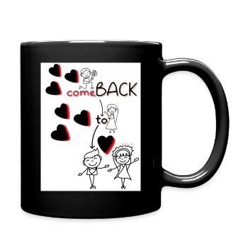 Revenez à moi. Revenez à moi. - Mug uni - noir - Droite