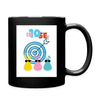 Abattu à 10. Intense et précis. - Mug uni - noir - Droite