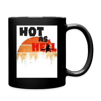 Hot as hell. Hot as hell. - Full Colour Mug - black - Right