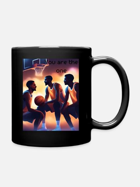 enjoy your life 1 - Tasse einfarbig - Schwarz