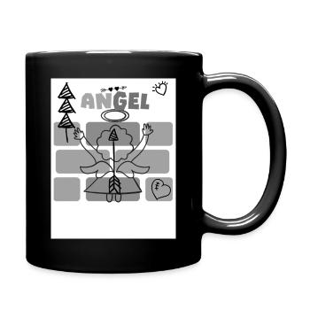 Angel. - Full Colour Mug - black - Right