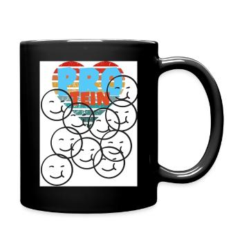 Protein. Protein. - Full Colour Mug - black - Right