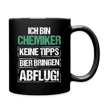 I'm a chemist - bring beer and take off - Full Colour Mug - black - Right