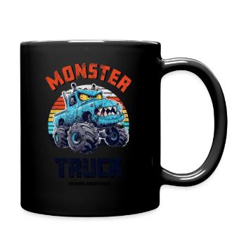Funny Monster Truck - Full Colour Mug - black - Right