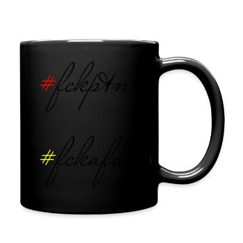 Zeichen setzen - Tasse einfarbig - Schwarz - Rechts