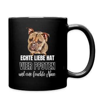 Bouledogue Vieux Bouledogue Anglais Chien Chiens - Mug uni - noir - Droite