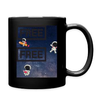 FREE - Tasse einfarbig - Schwarz - Rechts