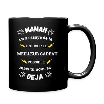 Mom, Best Mother's Day Gift - Full Colour Mug - black - Right