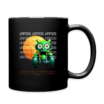 VAMOS - cool & cute at every twist of the throttle - Full Colour Mug - black - Right