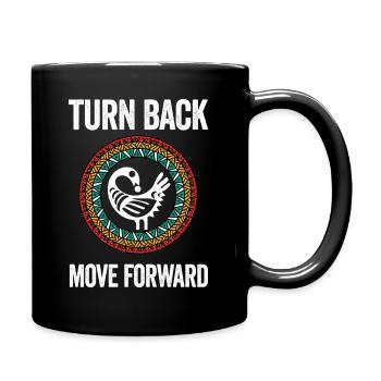 Sankofa Symbol Adinkra Ghana Black - Full Colour Mug - black - Right