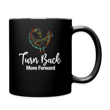 Sankofa Symbol Adinkra Ghana Black - Full Colour Mug - black - Right