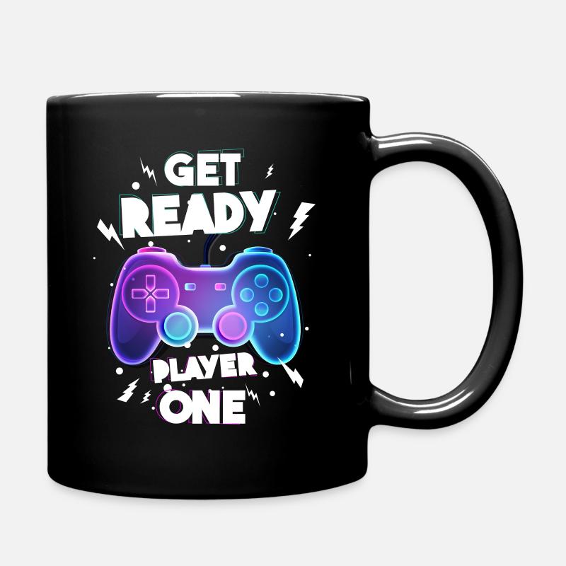 Get Ready Player One - Tasse einfarbig - Schwarz