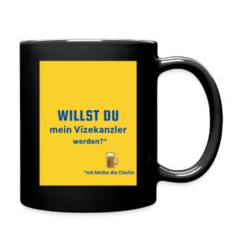 Willst DU - Mug uni - noir - Droite