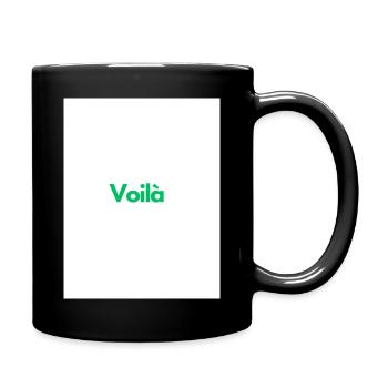 Voilà - Tasse einfarbig - Schwarz - Rechts