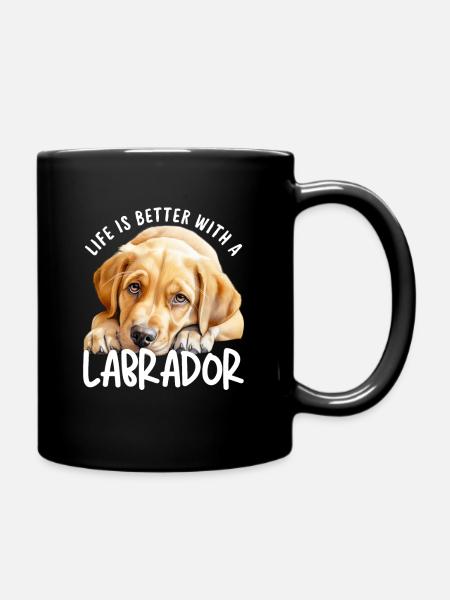 Labrador Retriever - Mug uni - noir