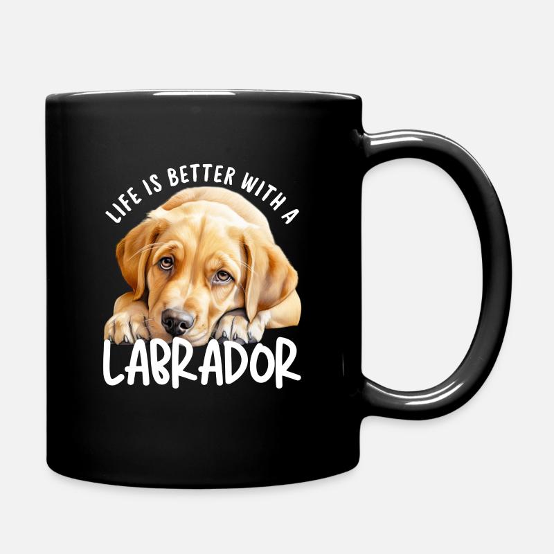 Labrador Retriever - Mug uni - noir