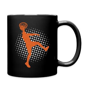 Basketball - Tasse einfarbig - Schwarz - Rechts