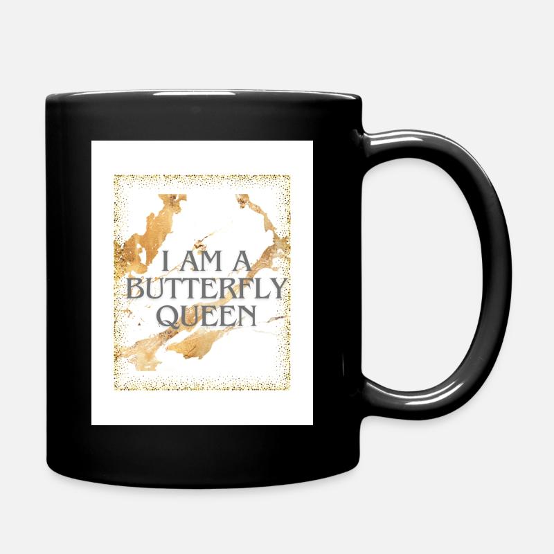 I am a butterfly - Tasse einfarbig - Schwarz
