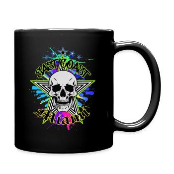 East Coast Miami Skull green - Mug uni - noir - Droite