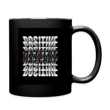 Positive - Mug uni - noir - Droite
