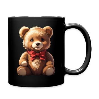 Teddy - Full Colour Mug - black - Right
