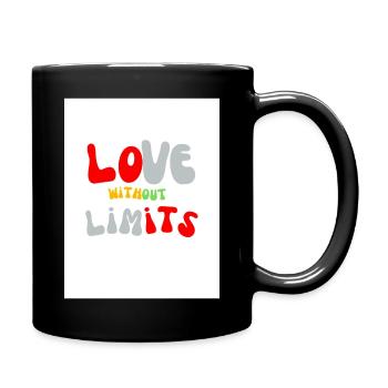 Love without limits - Mug uni - noir - Droite