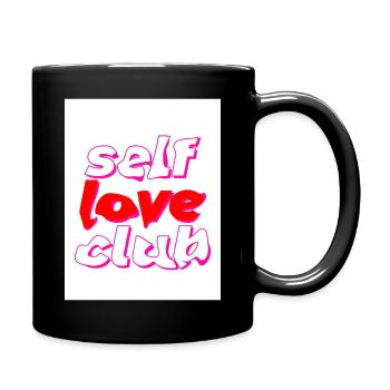 Self love club - Mug uni - noir - Droite