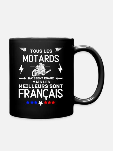LES MEILLEURES MOTARDES SONT BELGES - Mug uni - noir