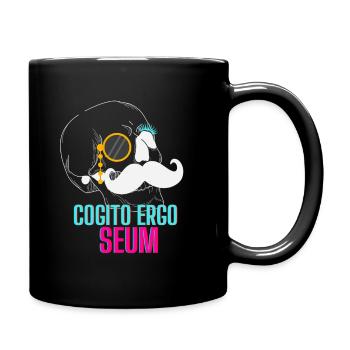 cogito ergo seum black - Mug uni - noir - Droite