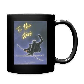 To the Stars - Full Colour Mug - black - Right