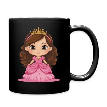 for little princesses - Full Colour Mug - black - Right