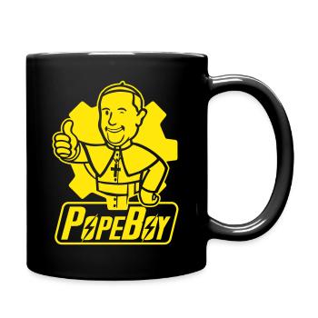 Style de retombées du garçon de l’abri du pape - Mug uni - noir - Droite