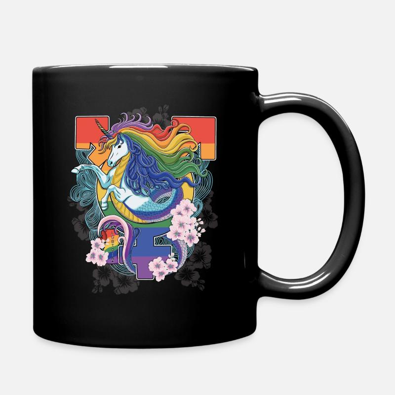 Cheval LGBT - Mug uni - noir