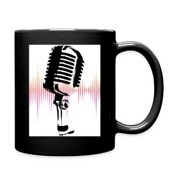Amour pour l’égaliseur de musique - Mug uni - noir - Droite