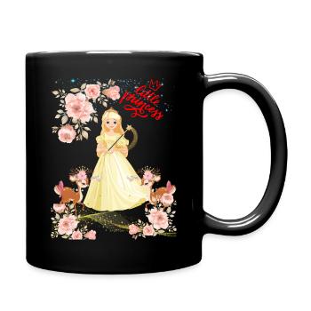 Petite princesse - Mug uni - noir - Droite