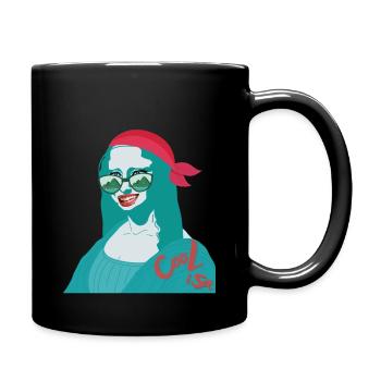 Cool Lisa - Tasse einfarbig - Schwarz - Rechts
