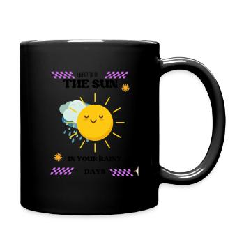 T-shirt joyeux Soleil de vos jours de pluie - Mug uni - noir - Droite