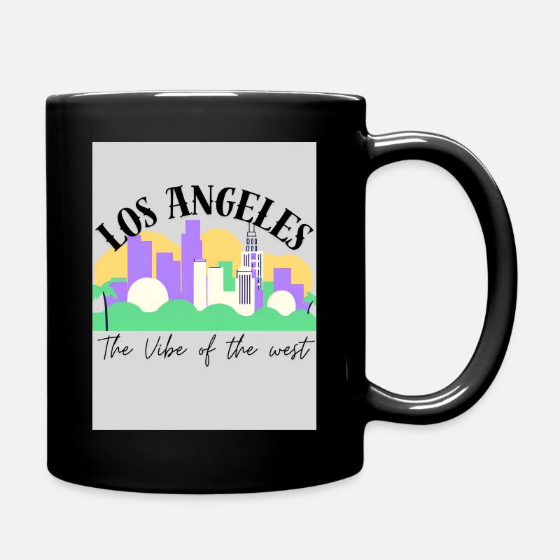 Los Angeles - Tasse einfarbig - Schwarz
