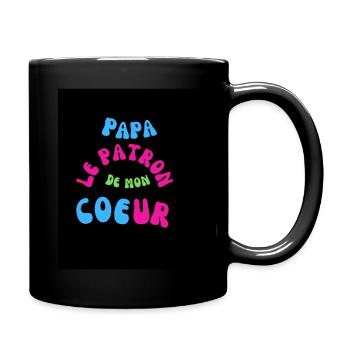 Black Colorful Motivational Quote T shirt - Mug uni - noir - Droite