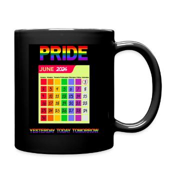 Pride Everyday - Tasse einfarbig - Schwarz - Rechts