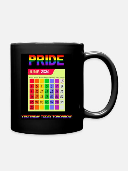 Pride Everyday - Tasse einfarbig - Schwarz